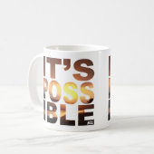C'est tasse de café possible de coucher du soleil (Devant gauche)