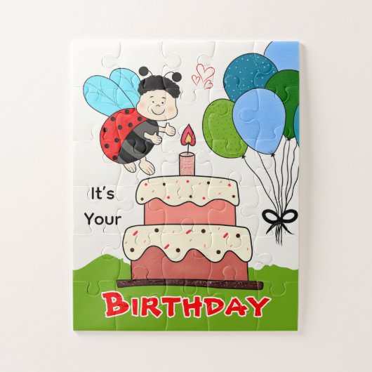 C'est Ton Puzzle d'Anniversaire pour Enfants (Vertical)
