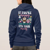 C'est ton sweat à capuche à fermeture éclair Meds (Dos)