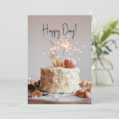 C'est tout pour vous Carte d'anniversaire (Debout devant)