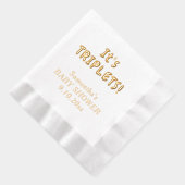 C'est Triplets Baby shower Maman-to-be Nom (Droite)