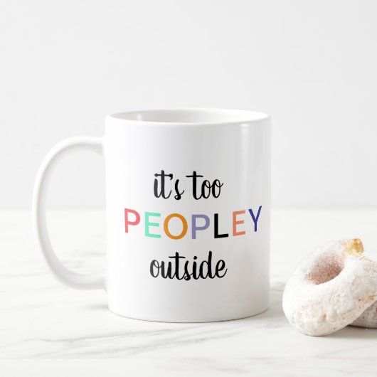C'est trop cher, un cadeau drôle, une tasse drôle, (Avec donut)