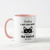 C'est Trop Peopley Chat Mug (Gauche)