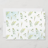 C'est Twins Blue Balloon Baby shower Invitation (Dos)