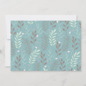 C'est Twins Turquoise Photo Faire-part de naissanc (Dos)