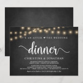 C'est un après le dîner de mariage, Faire-part de  (Devant / Derrière)