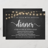 C'est un après le dîner de mariage, Invitation de  (Devant / Derrière)