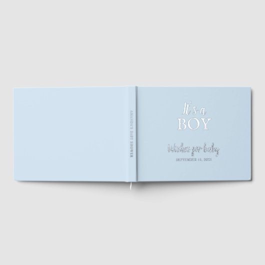 C'est un Baby shower bleu garçon Silver Foil (Complet)
