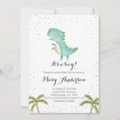 C'est un Baby shower Dinosaure Boy Invitation (Devant)