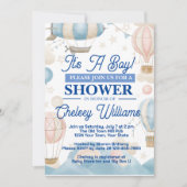 C'est un Baby shower garçon Invitation (Devant)