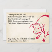 C'est un barbecue épicé et une invitation à la fêt (Dos)