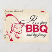 C'est un barbecue épicé et une invitation à la fêt (Devant / Derrière)
