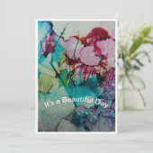 C'est un beau carte pour notes de jour (Debout devant)