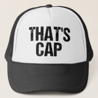 C'est un Casquette de devis amusant Casquette