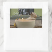 C'est un chien vie autocollant rectangulaire (Sac)