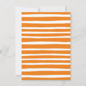 C'est un Citrouille  Invitation Baby shower d'auto (Dos)