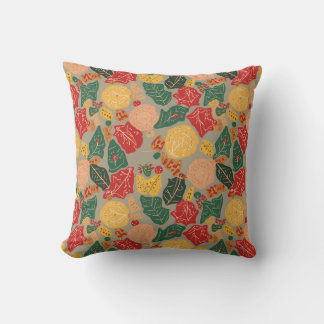 C'est un coussin à l'ambiance nordique.