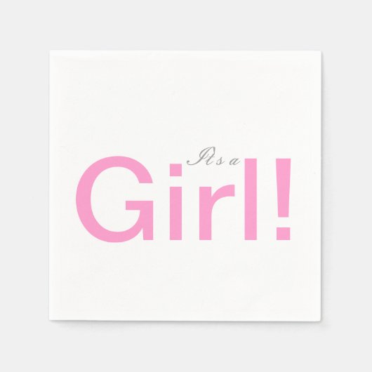 C'est un ensemble de serviettes en papier Baby sho (Devant)