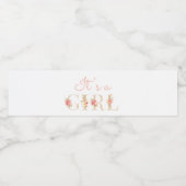 C'est un Étiquette de bouteille d'eau pour filles (Étiquettes simples)