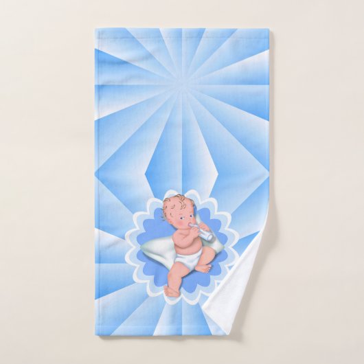 C'est un garçon ! (Serviette à main)