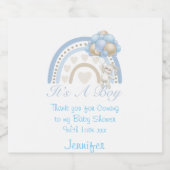 C'est un garçon arc-en-ciel Étiquette de nourritur (Étiquettes simples)