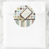 C'est un garçon ! Autocollant (Sac)