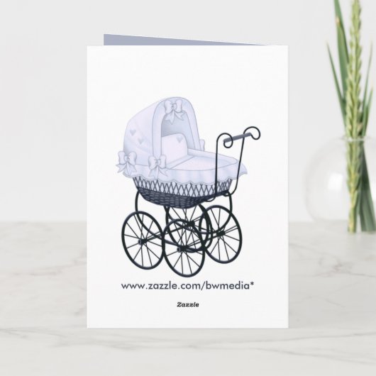 C'est un garçon avec le faire-part de naissance de (Dos)