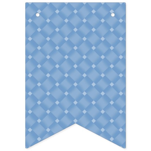 C'est un garçon ! Baby shower bleu moderne drapeau (Deuxième drapeau)