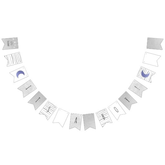 C'est un garçon Baby shower Drapeau Bannière Lune (Tout)