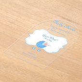 C'est un garçon Baby shower Invitation Card 3 (Poser)