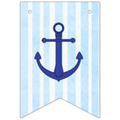 C'est un garçon, Bannière Baby shower Nautique (Deuxième drapeau)