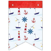 C'est un garçon, Bannière Baby shower Nautique (Premier drapeau)