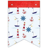 C'est un garçon, Bannière Baby shower Nautique (Troisième drapeau)