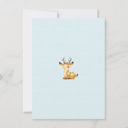 C'est un garçon ! Bear BoysBaby Photo Faire-part d (Dos)