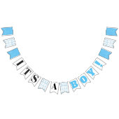 C'est un garçon ! Bleu Baby shower drapeaux de Bun (Tout)