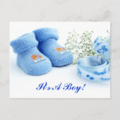 C'est un garçon ! Carte d'annonce (Devant)