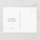 C'est un garçon carte d'annonce de naissance éléph (Dos)