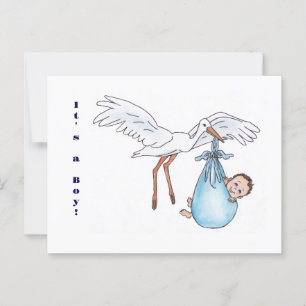 C'est un garçon ! Carte postale
