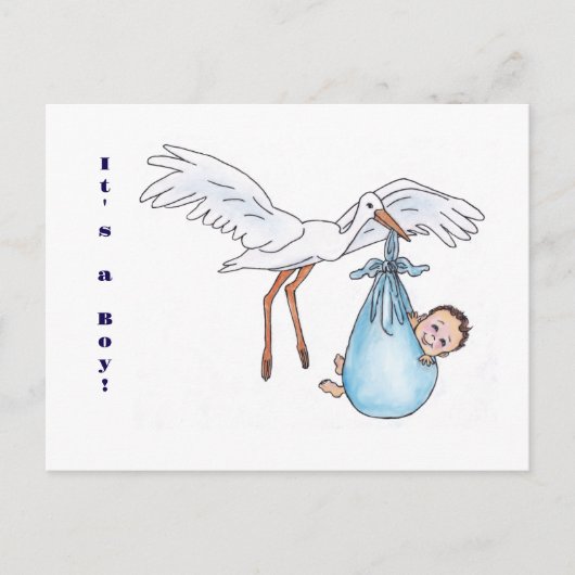 C'est un garçon ! Carte postale (Devant)