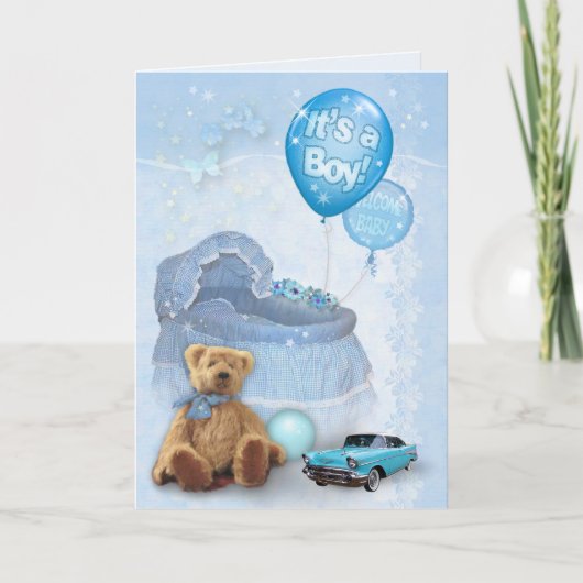 C'est un garçon ! Faire-part (Devant)