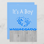 C'est un garçon faire-part (Devant / Derrière)