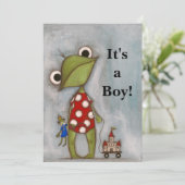 C'est un garçon ! - FAIRE-PART DE NAISSANCE (Debout devant)