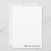 C'est un garçon ! - FAIRE-PART DE NAISSANCE (Dos)