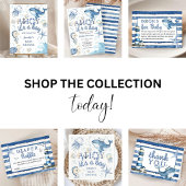 C'est un garçon Invitation à une Baby Shower sur l