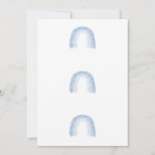 C'est un garçon Invitation arc-en-ciel (Dos)