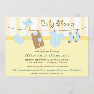 C'est un garçon ! Invitation Baby shower de la lig