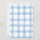 C'est un garçon | Invitation de baby shower avec d (Dos)