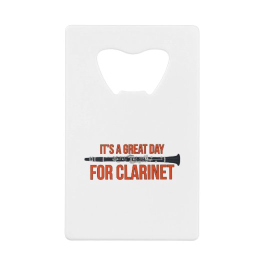 C'est un grand jour pour Clarinet (Devant)