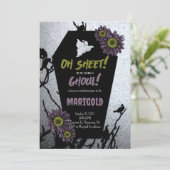 C'est un Invitation Baby shower de Ghoul Coffin Ha (Debout devant)
