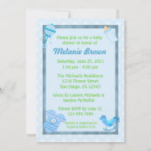 C'est un Invitation Baby shower garçon (Dos)